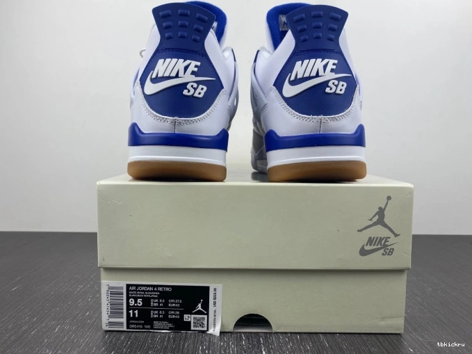 Rep TBkick Blue 4 Jordan Retro Pine SB DR5415-140 0723
